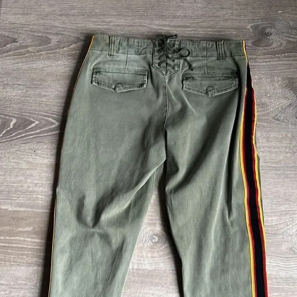 Pam & Gela Side Stripe Pants Militia - Picture 11 of 13